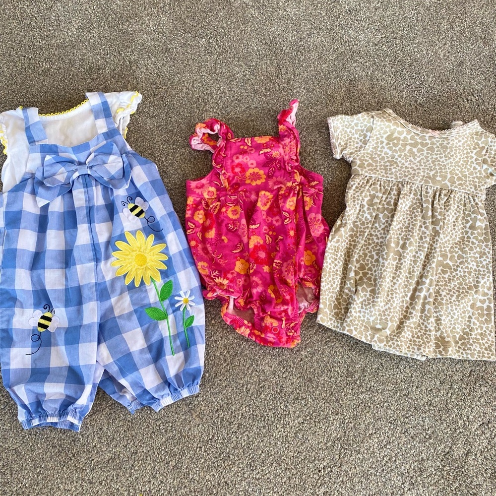 6m baby girl summer bundle